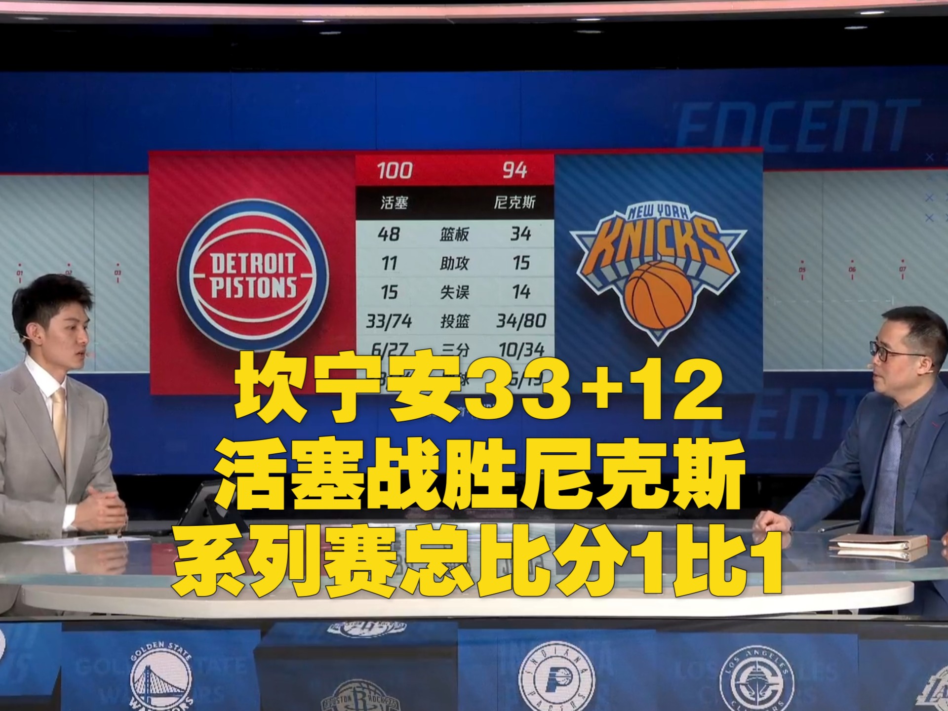 尼克斯主场大胜活塞，取得三连胜的简单介绍